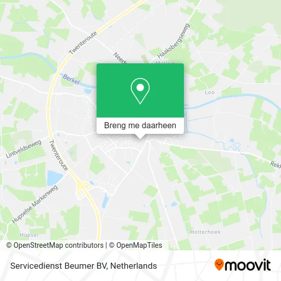 Servicedienst Beumer BV kaart
