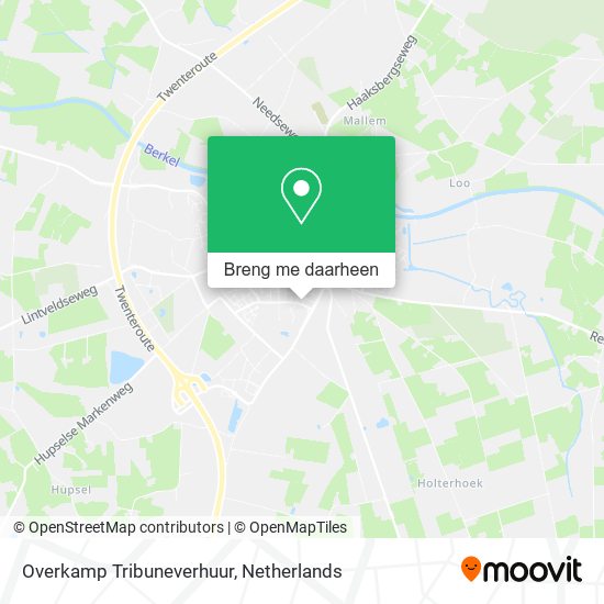 Overkamp Tribuneverhuur kaart