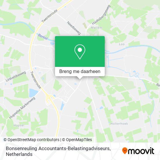 Bonsenreuling Accountants-Belastingadviseurs kaart