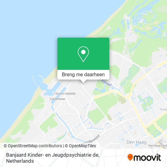 Banjaard Kinder- en Jeugdpsychiatrie de kaart