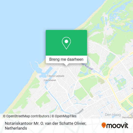 Notariskantoor Mr. O. van der Schatte Olivier kaart