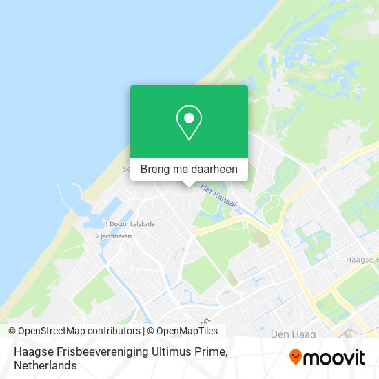 Haagse Frisbeevereniging Ultimus Prime kaart