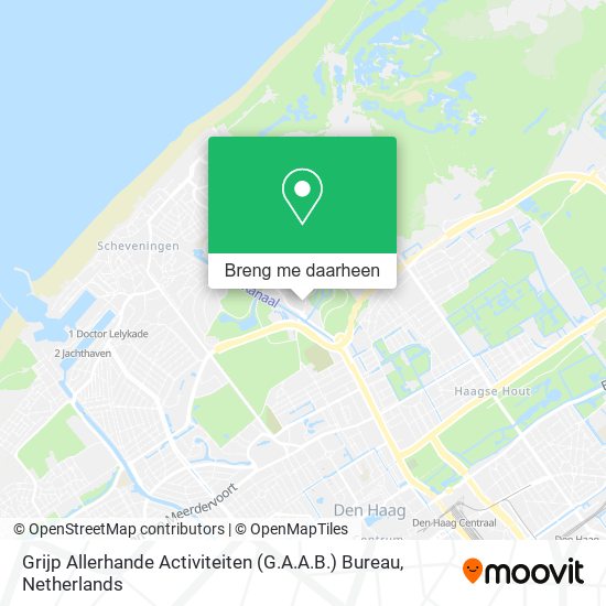 Grijp Allerhande Activiteiten (G.A.A.B.) Bureau kaart