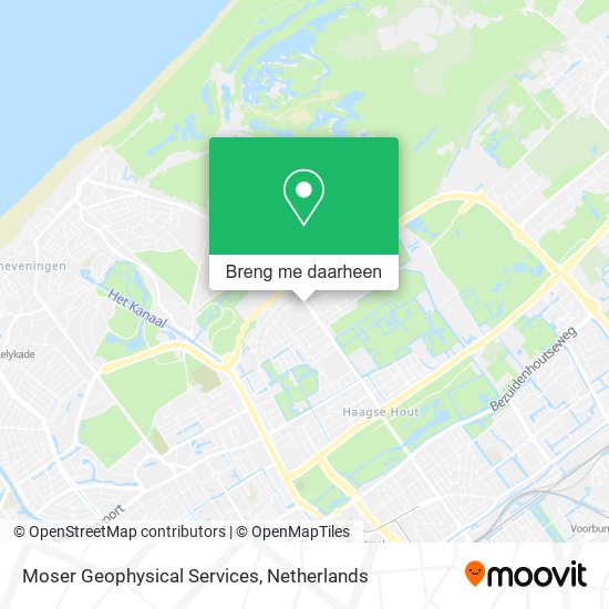 Moser Geophysical Services kaart