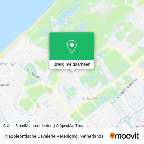 Napoleontische Cavalerie Vereniging kaart