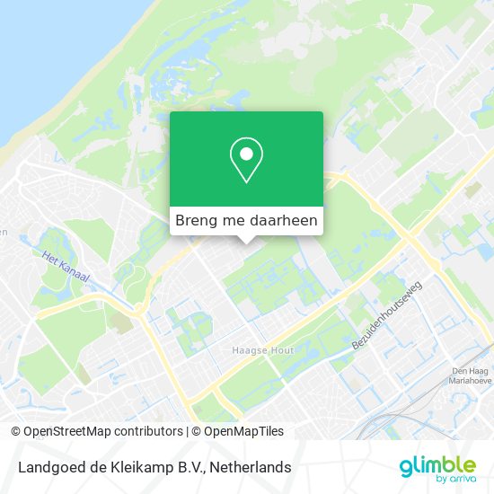 Landgoed de Kleikamp B.V. kaart