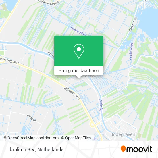 Tibralima B.V. kaart