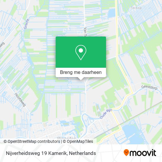 Nijverheidsweg 19 Kamerik kaart