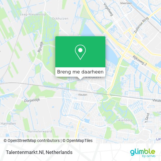 Talentenmarkt.Nl kaart