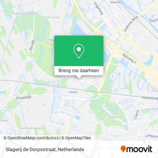 Slagerij de Dorpsstraat kaart