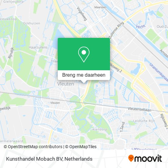 Kunsthandel Mobach BV kaart