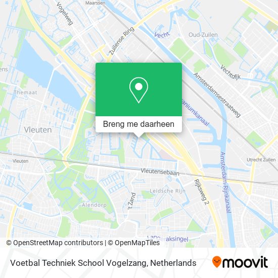 Voetbal Techniek School Vogelzang kaart