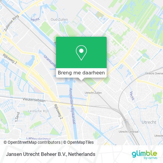 Jansen Utrecht Beheer B.V. kaart