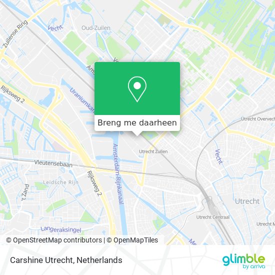 Carshine Utrecht kaart