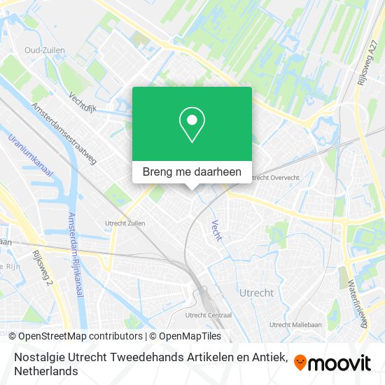 Nostalgie Utrecht Tweedehands Artikelen en Antiek kaart