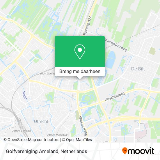 Golfvereniging Ameland kaart