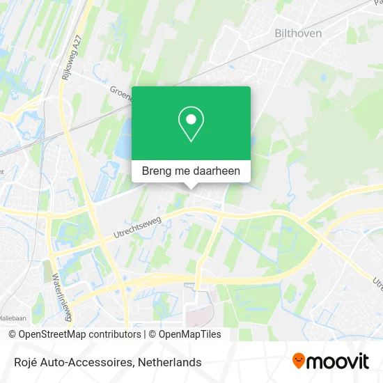 Rojé Auto-Accessoires kaart