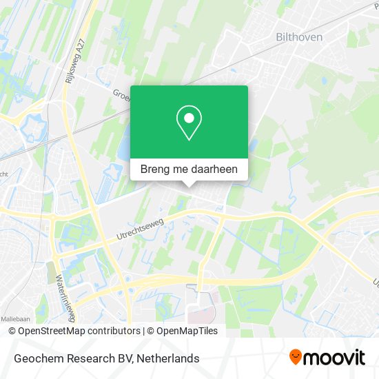 Geochem Research BV kaart