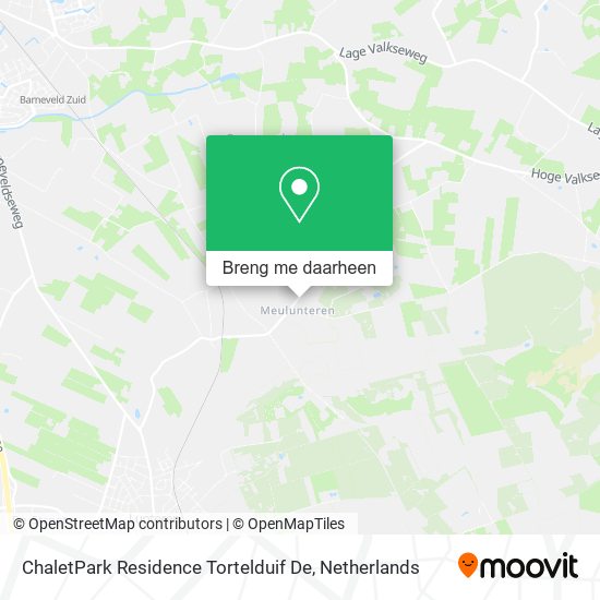 ChaletPark Residence Tortelduif De kaart