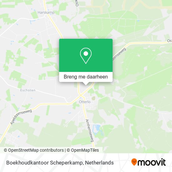 Boekhoudkantoor Scheperkamp kaart