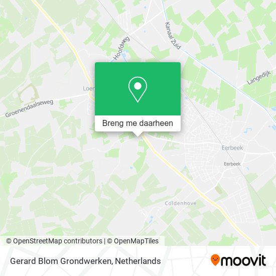Gerard Blom Grondwerken kaart