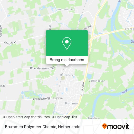 Brummen Polymeer Chemie kaart