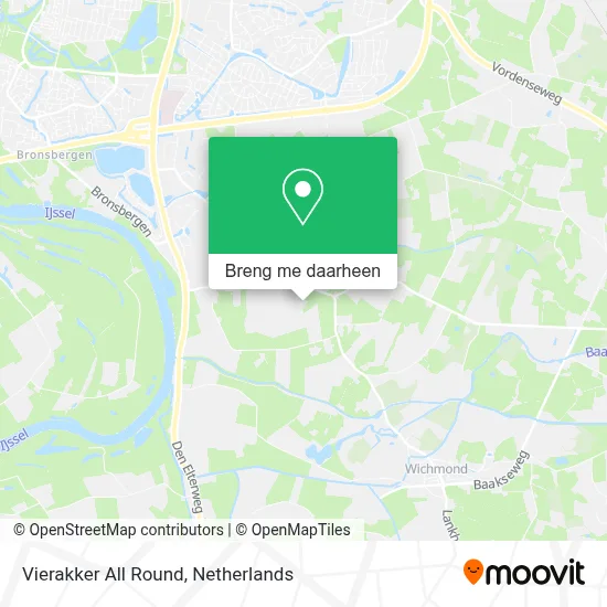 Vierakker All Round kaart