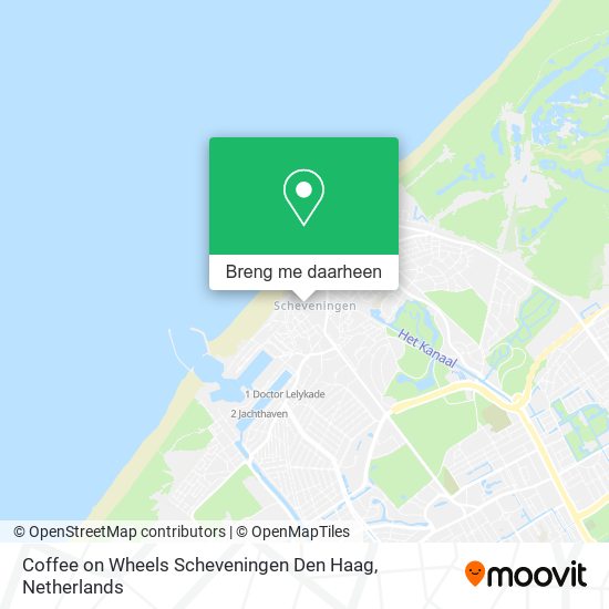 Coffee on Wheels Scheveningen Den Haag kaart