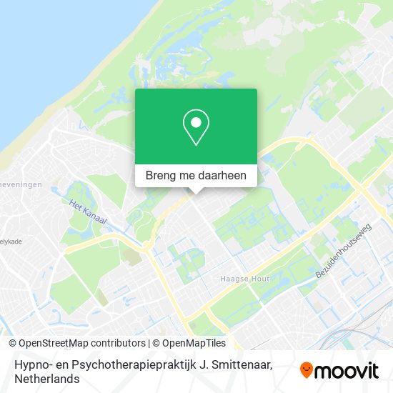 Hypno- en Psychotherapiepraktijk J. Smittenaar kaart