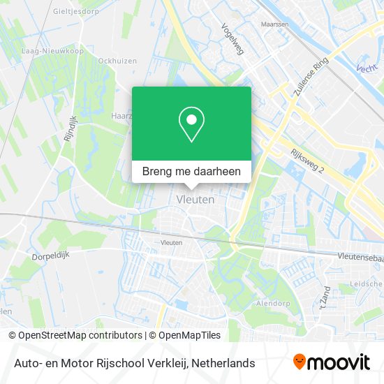 Auto- en Motor Rijschool Verkleij kaart