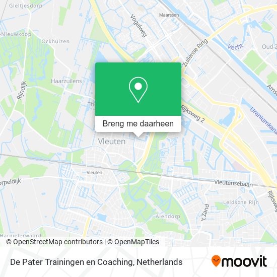 De Pater Trainingen en Coaching kaart