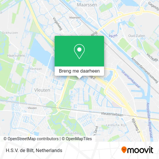 H.S.V. de Bilt kaart