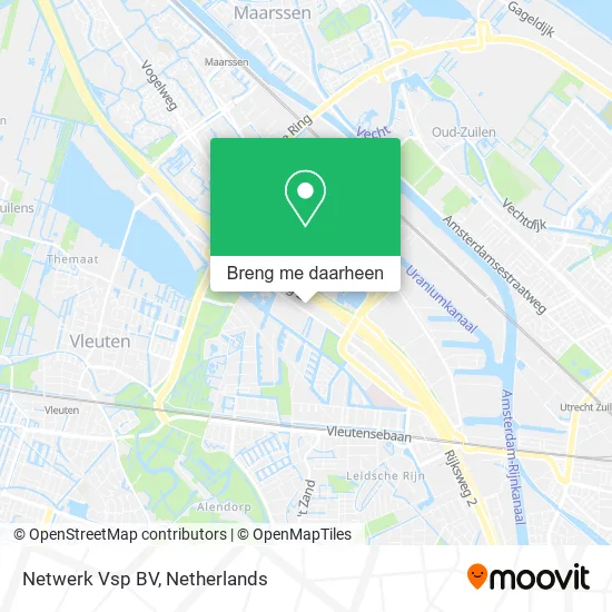 Netwerk Vsp BV kaart