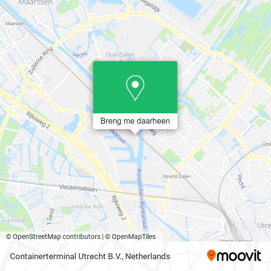Containerterminal Utrecht B.V. kaart