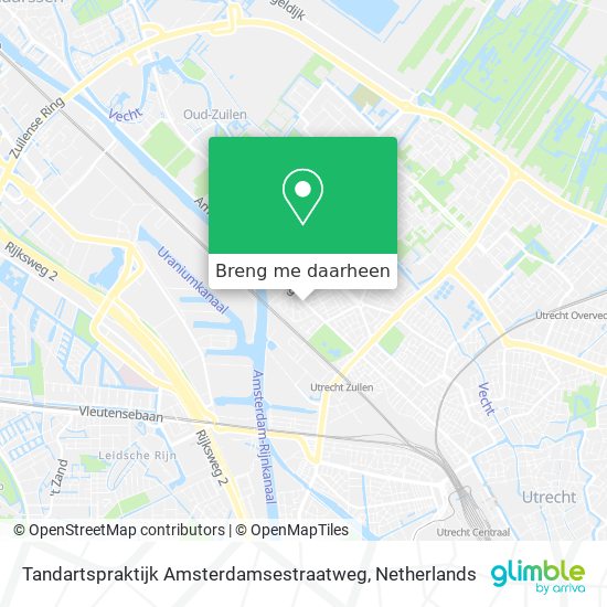 Tandartspraktijk Amsterdamsestraatweg kaart