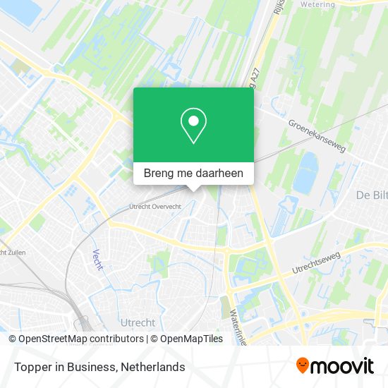 Topper in Business kaart