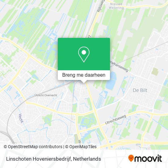 Linschoten Hoveniersbedrijf kaart