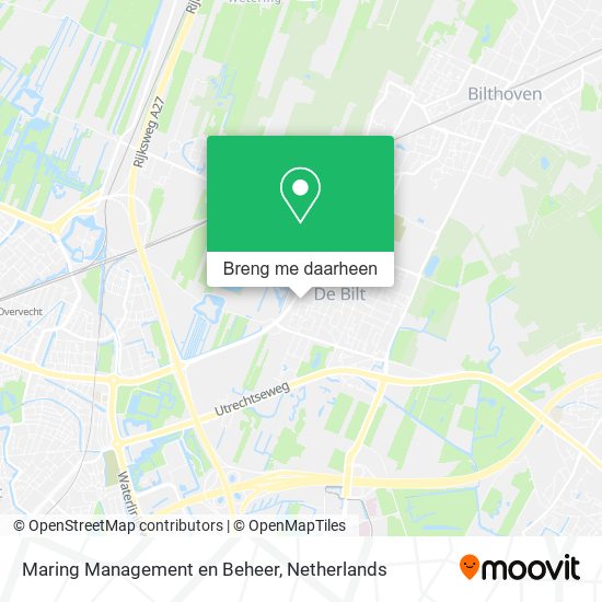 Maring Management en Beheer kaart