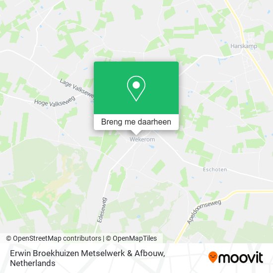 Erwin Broekhuizen Metselwerk & Afbouw kaart