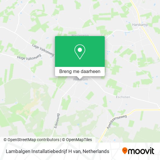 Lambalgen Installatiebedrijf H van kaart