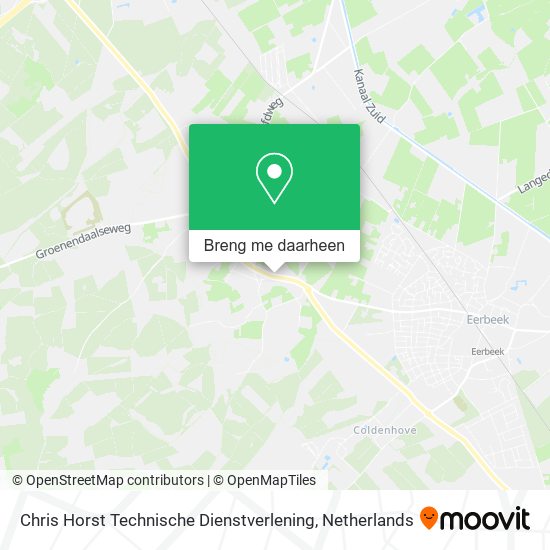 Chris Horst Technische Dienstverlening kaart