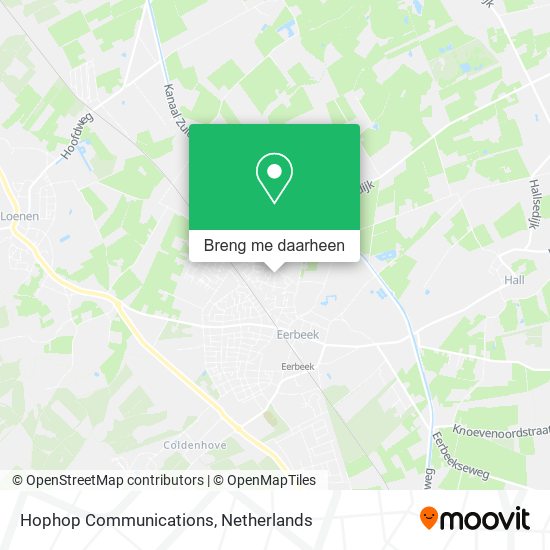 Hophop Communications kaart