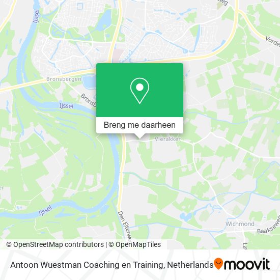 Antoon Wuestman Coaching en Training kaart