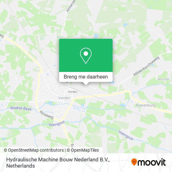 Hydraulische Machine Bouw Nederland B.V. kaart