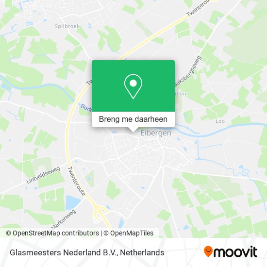 Glasmeesters Nederland B.V. kaart