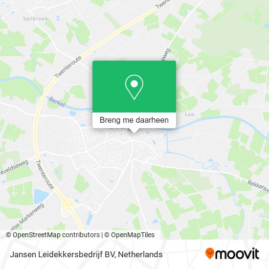 Jansen Leidekkersbedrijf BV kaart