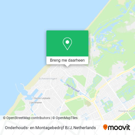 Onderhouds- en Montagebedrijf B / J kaart