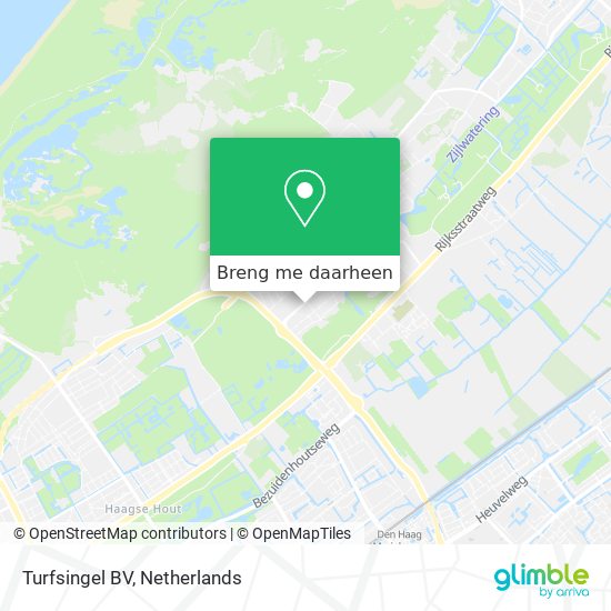 Turfsingel BV kaart