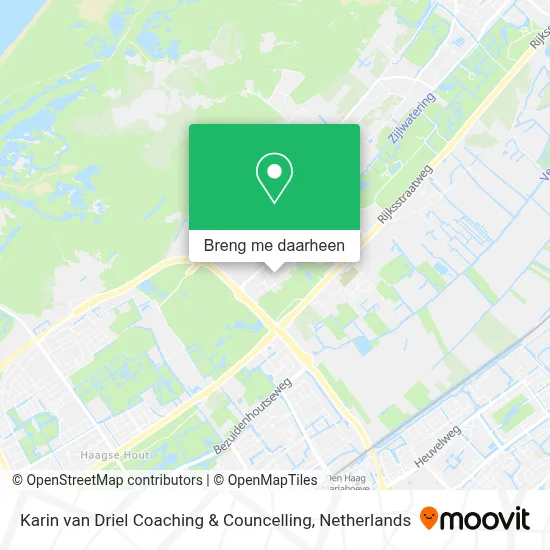 Karin van Driel Coaching & Councelling kaart