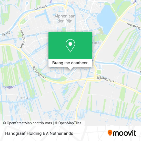 Handgraaf Holding BV kaart